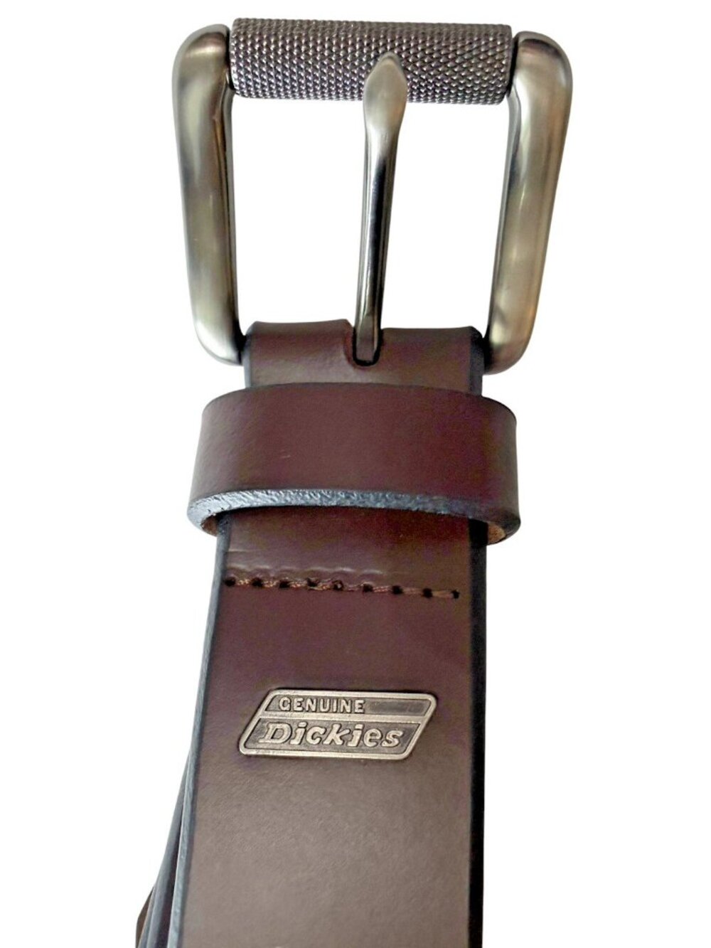 Dickies Genuine Leather Belt Size 42 EUC 1.25" Wide Brown